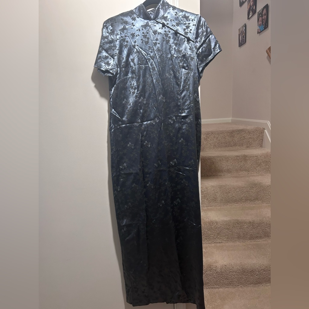 Jessica Howard Asian Inspired (Qi Pao) Long Dress